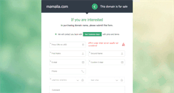 Desktop Screenshot of mamalia.com